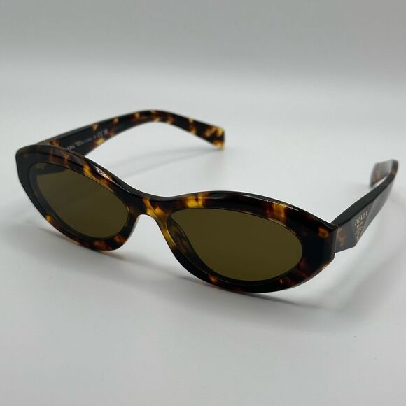 PRADA Sunglasses PR26ZS 14L09Z Honey Tortoise Dark Brown Women NEW - Picture 4 of 13